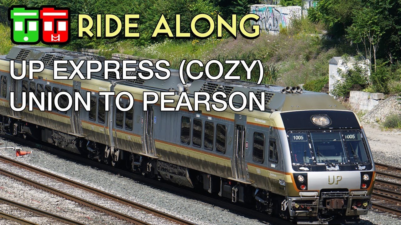 TT Ride-Along – UP Express Full Ride – Union Station до аэропорта Пирсон (ПЕРЕНАДЕРЕЧЬ НА НОВЫЙ К...
