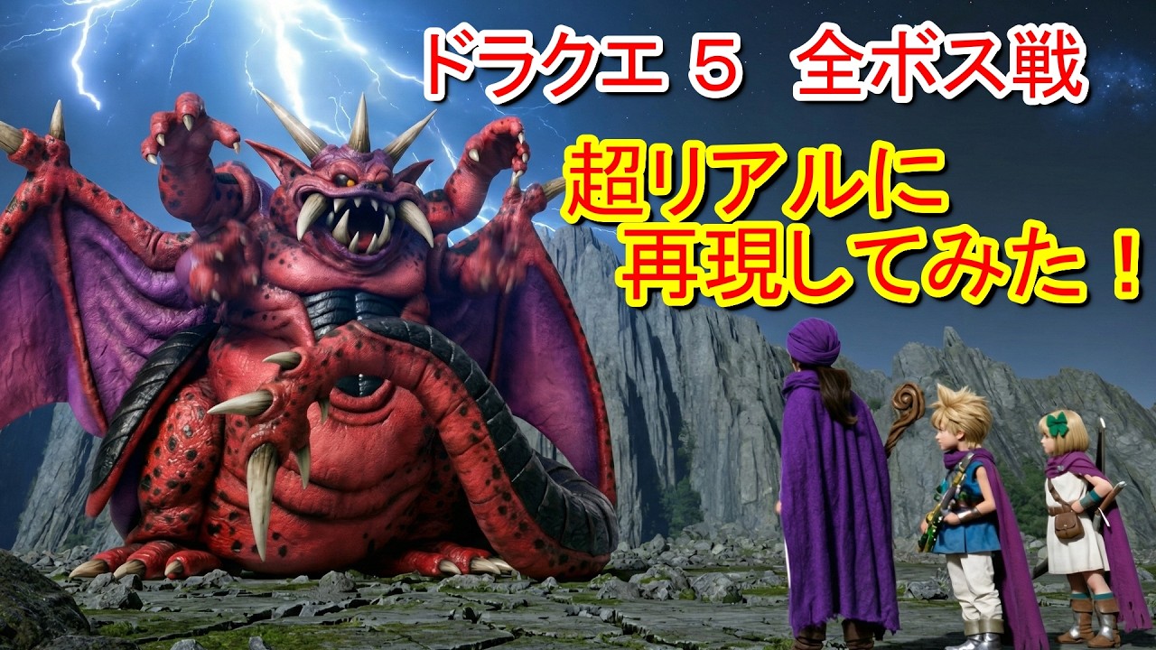 ドラゴンクエスト５【ボス戦 リアルに実写化再現】