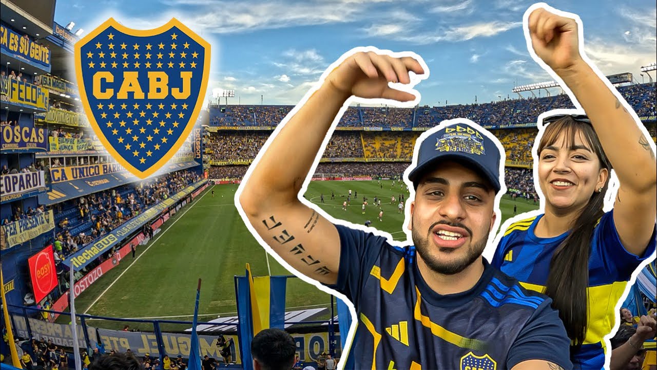 UN ALEMÁN EN LA 12 DE BOCA JUNIORS 🇦🇷⚽