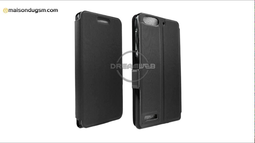 Etui Bouygues Telecom Ultym 5 Book Case Stand Noir