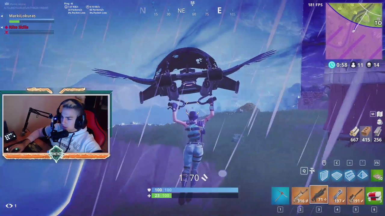 RIKE Y MARKILOKURAS DESTROZANDO PISOS (DUOS FORTNITE BATTLE ROYALE)