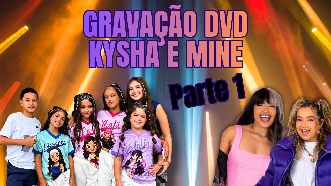 ARRUME-SE COM OS GÊMEOS ABITAN E COM AS MINI DIVAS PARA GRAVAÇÃO DO DVD DA KYSHA E MINE! * PARTE 1 