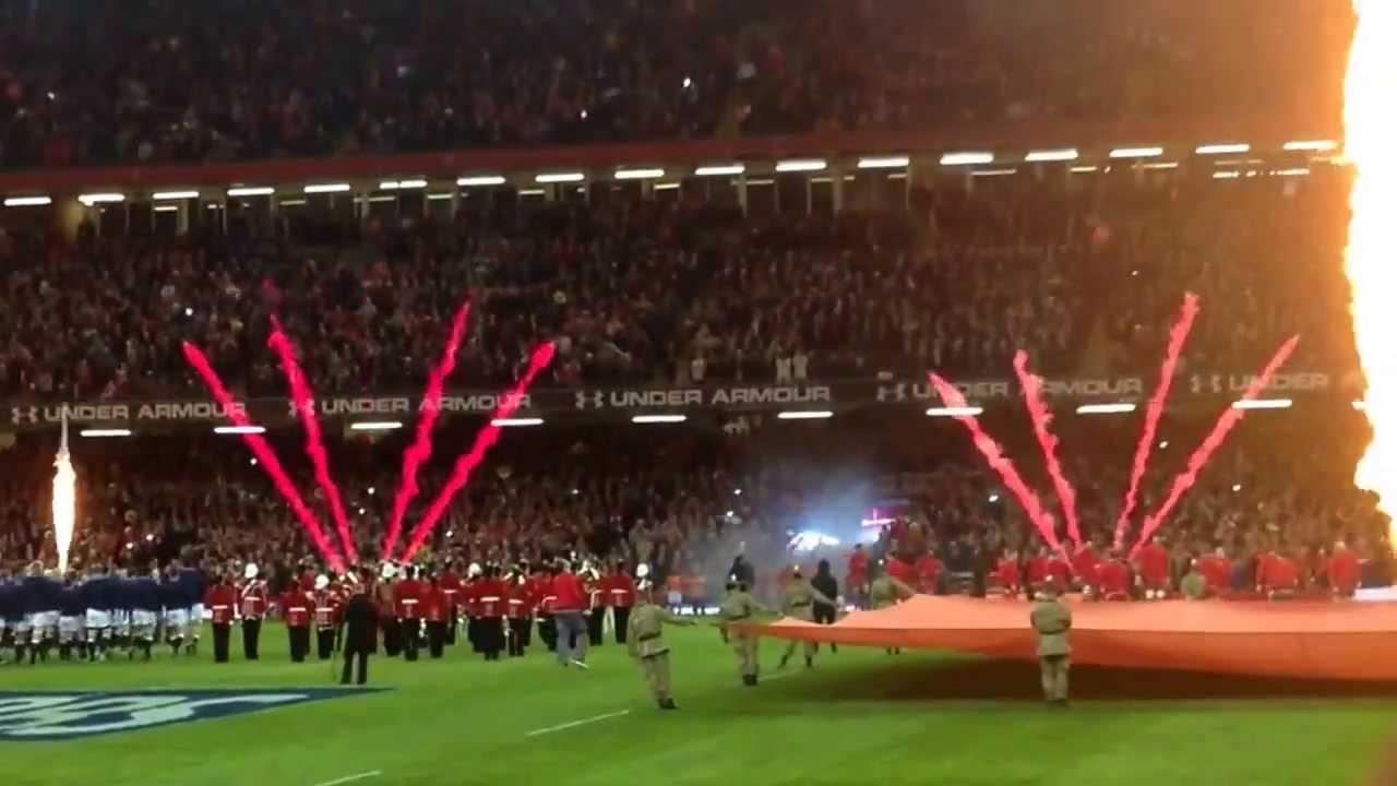 Wales v Scotland, Millennium Stadium - Atmosphere and Anthems