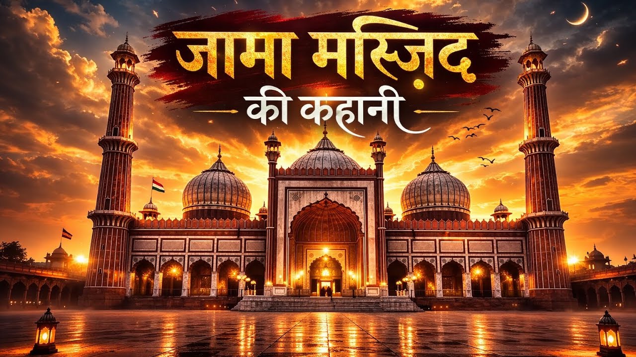 जामा मस्जिद का इतिहास | जब बनकर पूरी हुई जामा मस्जिद | Delhi History