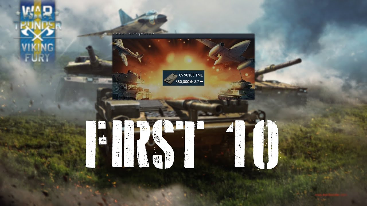 War Thunder First 10: CV 90105 TML