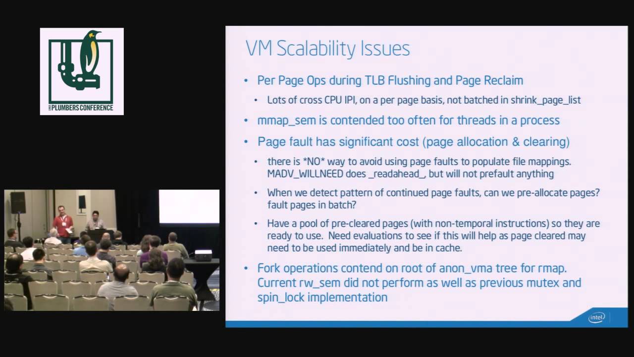 Scalability Issues in Linux Kernel - Tim Chen, Intel ; Dave Hansen ; Andy Kleen