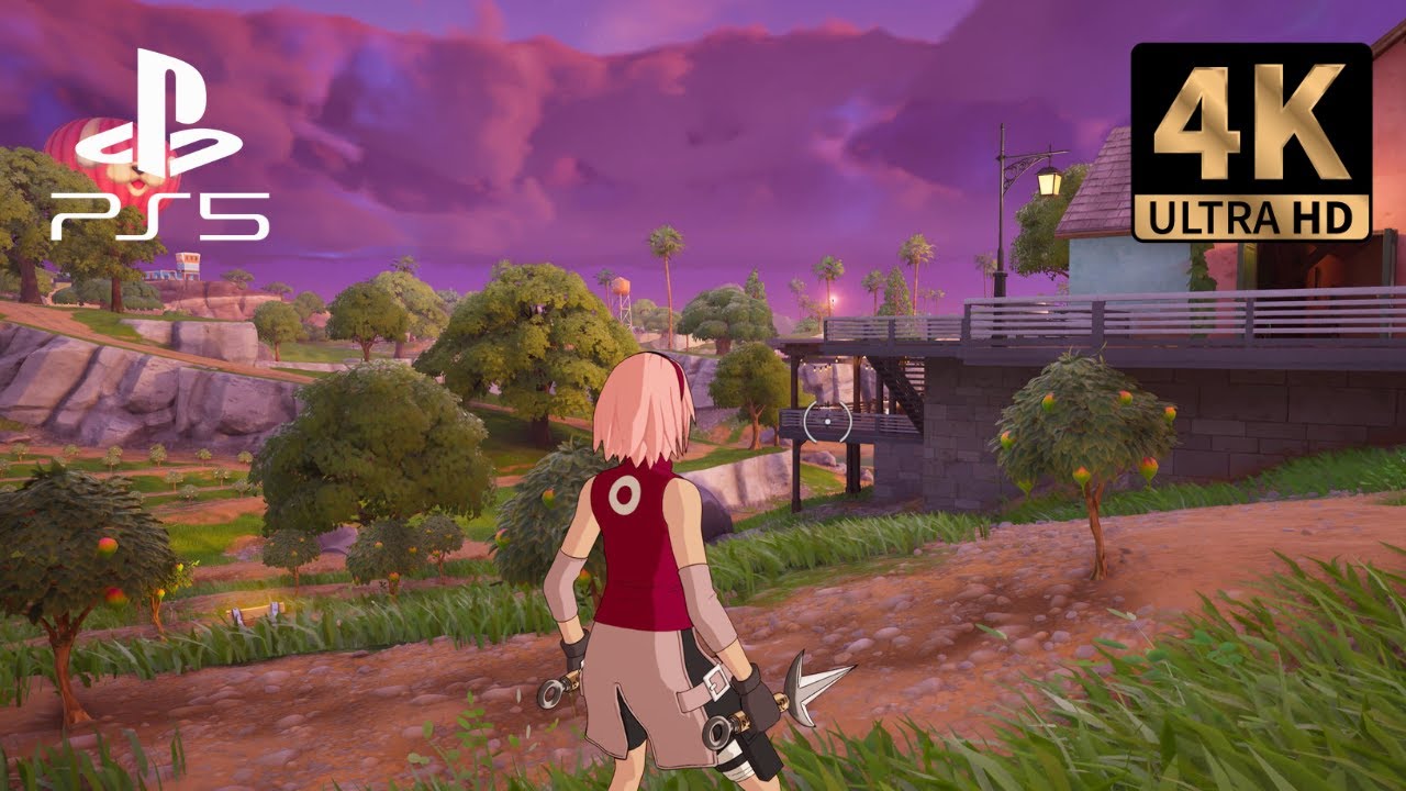 Fortnite &ndash; Sakura Haruno | PS5 (4K 60FPS) Gameplay | Chapter 7 Season 1