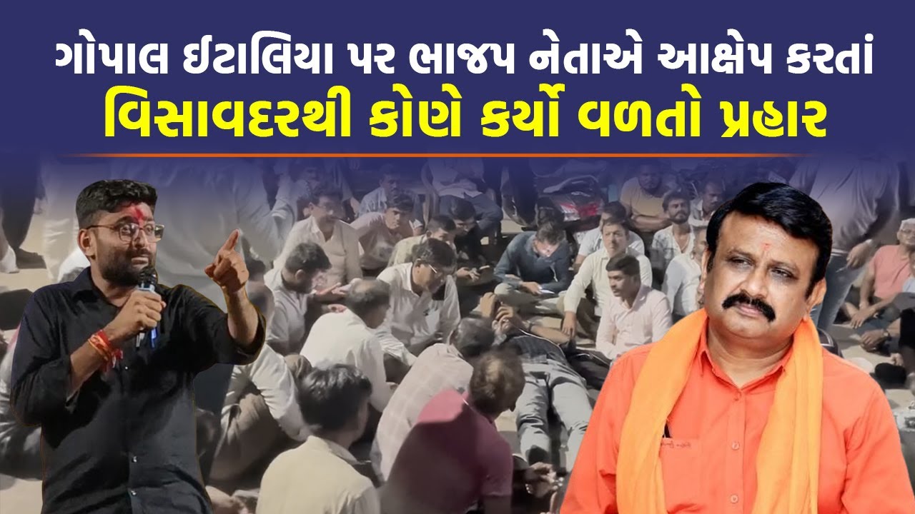 Gopal Italia પર અનાજ કૌભાંડ મામલે આક્ષેપ કરનાર ભાજપ નેતાને કોણે આપ્યો સળસળતો જવાબ | Visavadar News