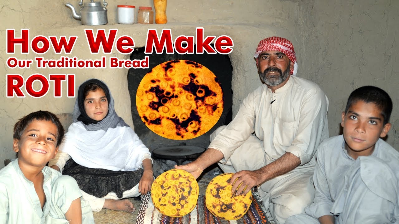 How We Make Our Traditional Bread ROTI | Peer Jan Rind