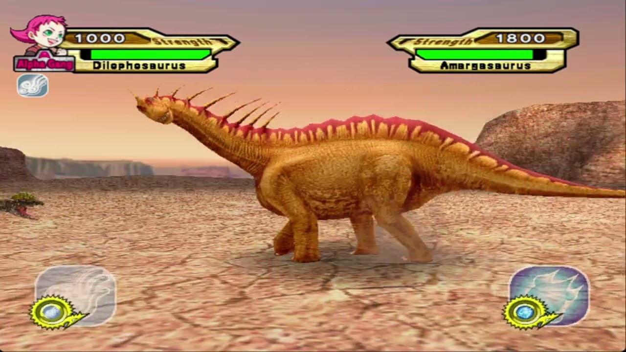 Dinosaur King 古代王者恐竜キング - Operation: Dinosaur Rescue - Dilophosaurus - Alpha Exam - Hard Mode