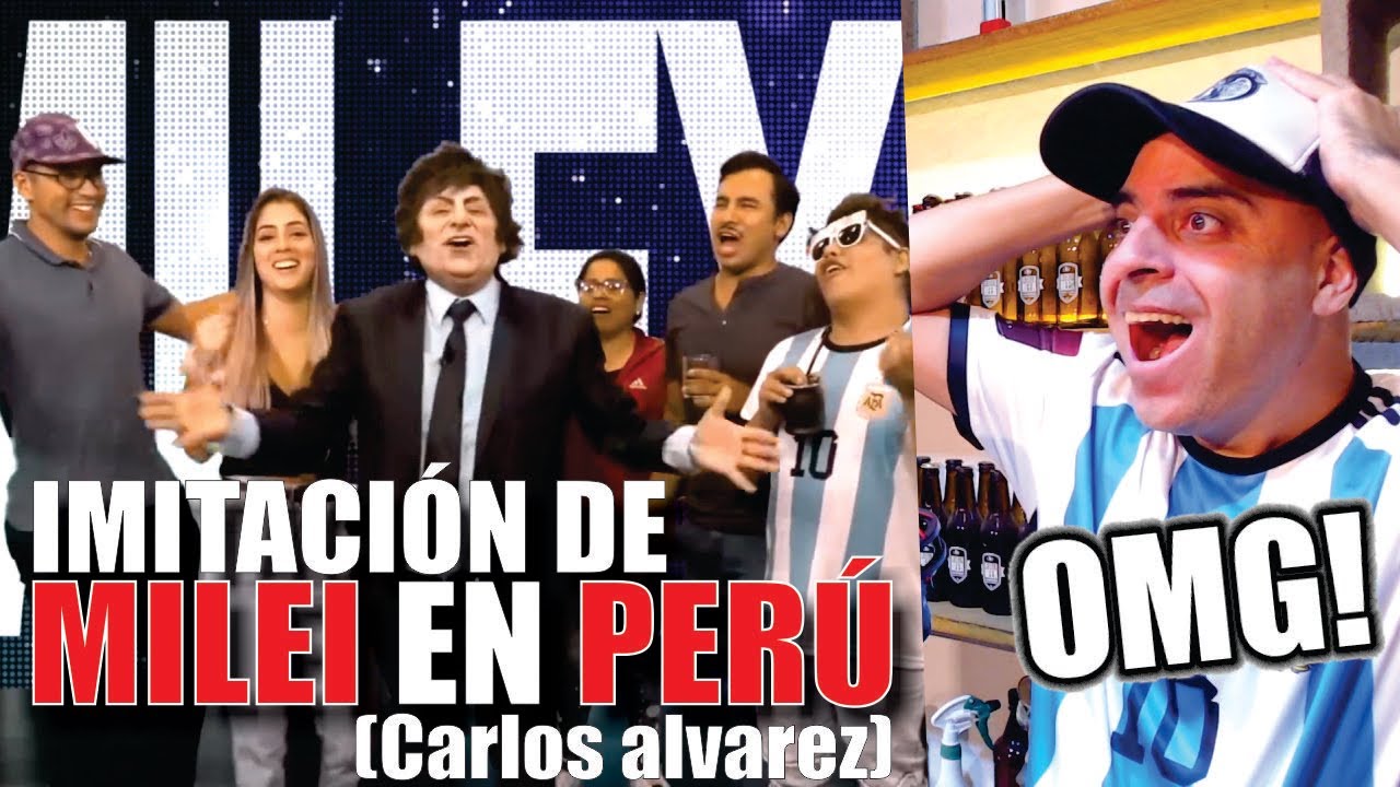 ARGENTINO REACCIONA a la IMITACIÓN DE MILEI en PERÚ!!! (CARLOS ALVAREZ)