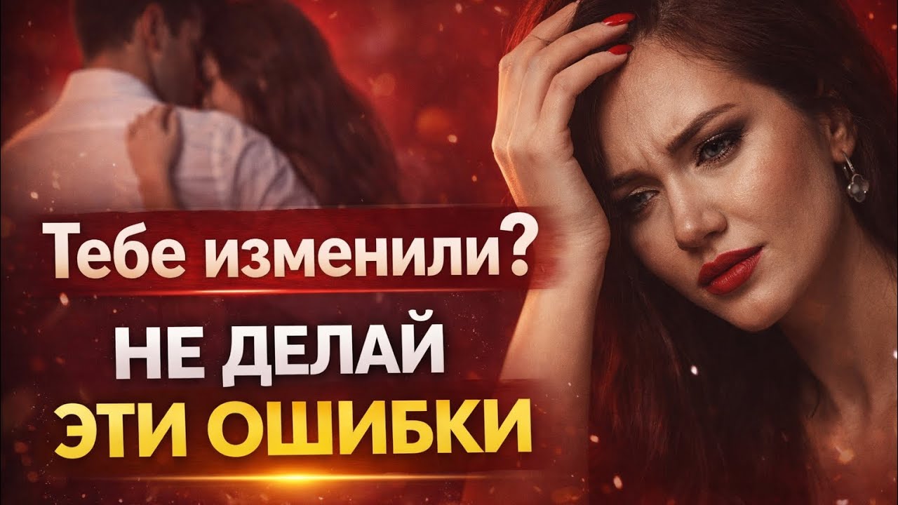 Если тебе изменили - не делай эти 7 ошибок