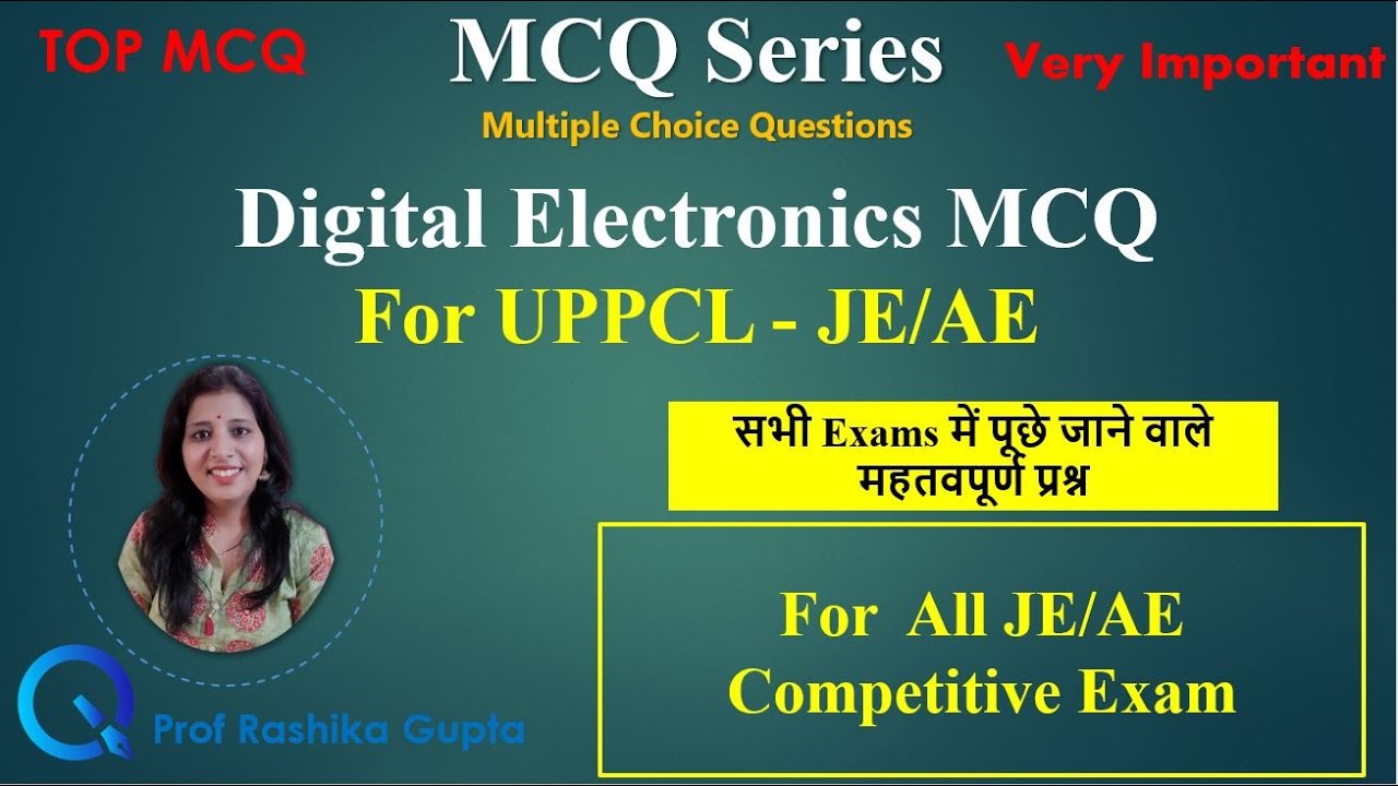 Digital Electronics MCQ || UPPCL - JE || Question asked in UPPCL -JE 2021 || Very Important Question