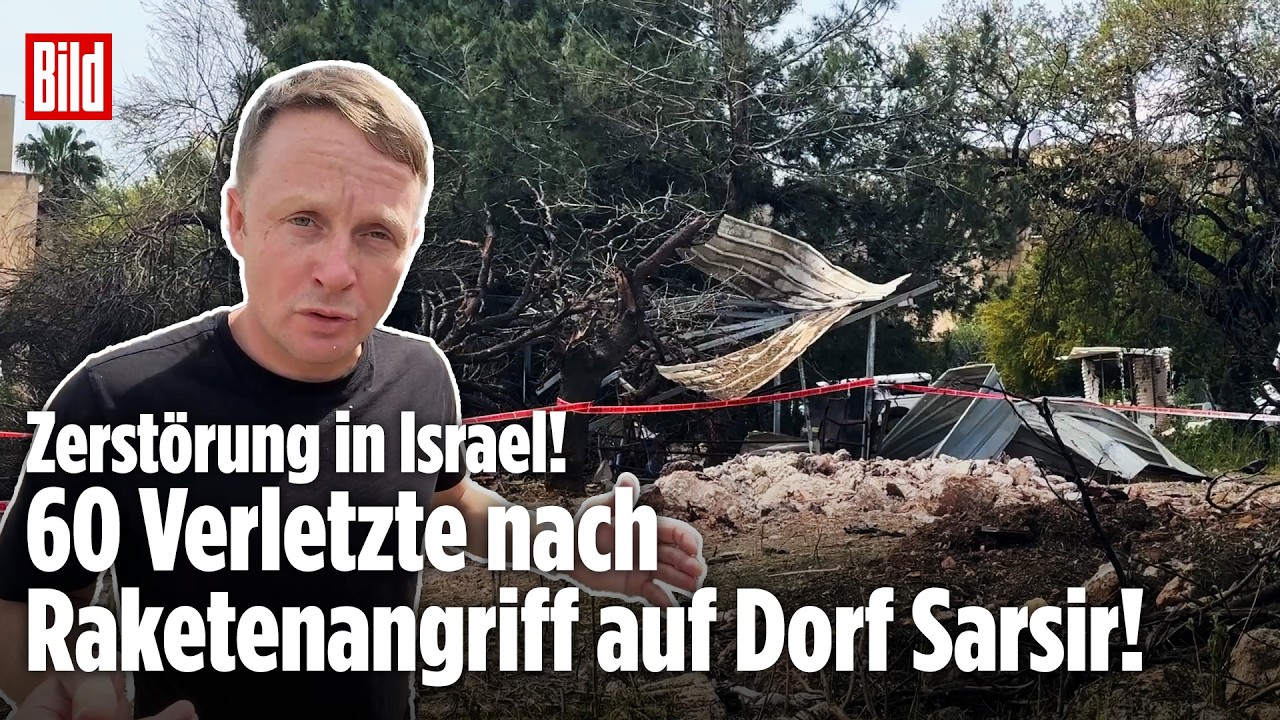 Krieg im nahen Osten: Rakete trifft Dorf in Nord-Israel! „Zum Glück gab es keine Toten!“