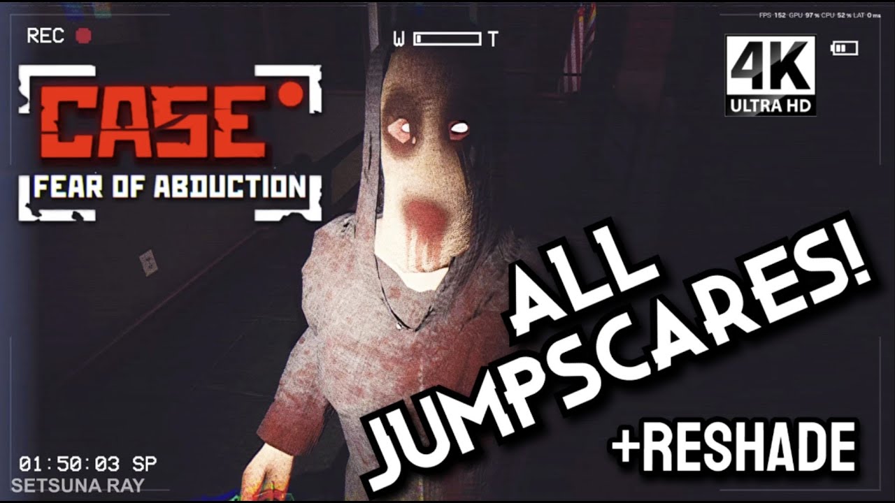 All JUMPSCARES in CASE RECORDS: Fear of Abduction 4K60FPS [SPOILERS ALERT] - Animatronics Universe
