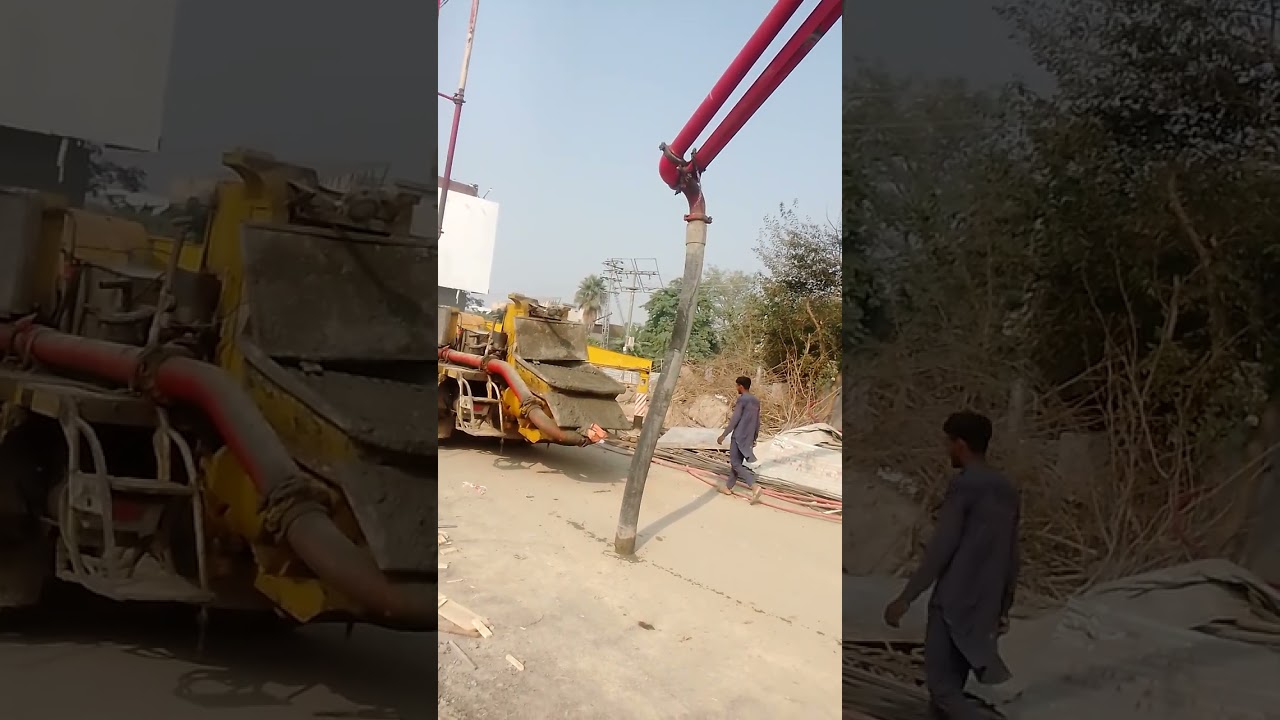 sanny concrete pump Khalid butt choak underpass