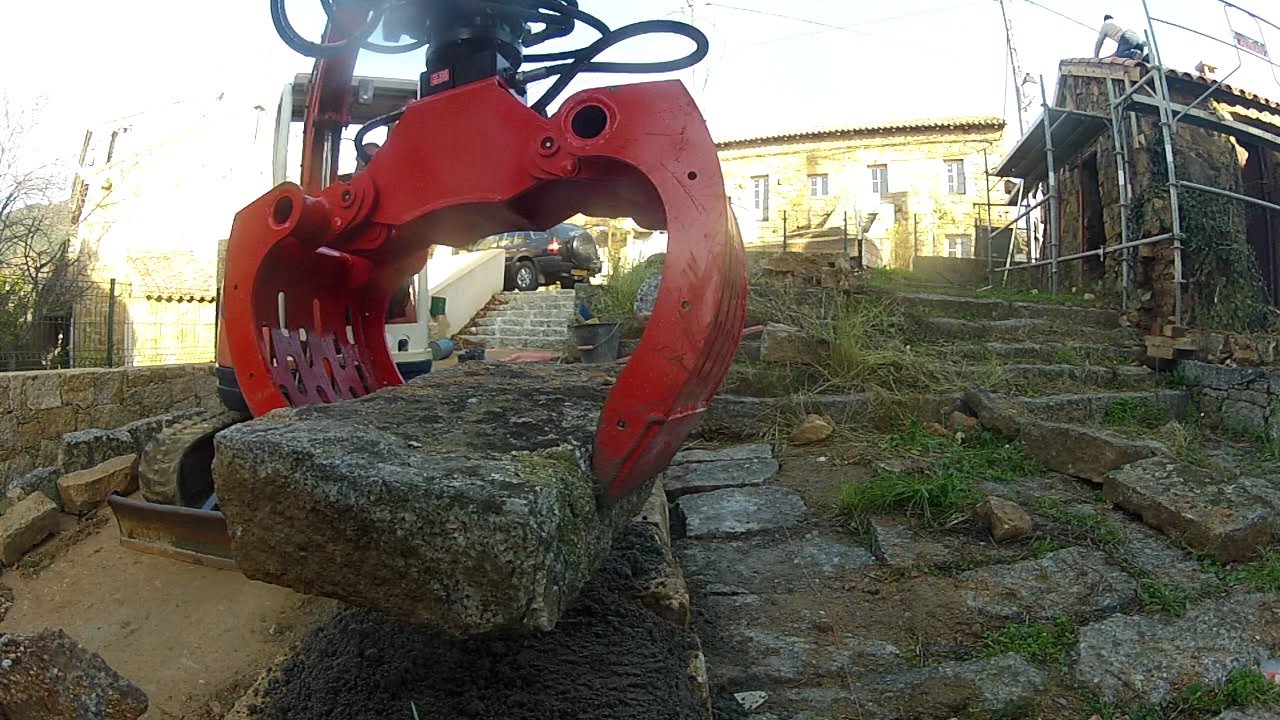 Réfection d'un mur en pierre 2/3