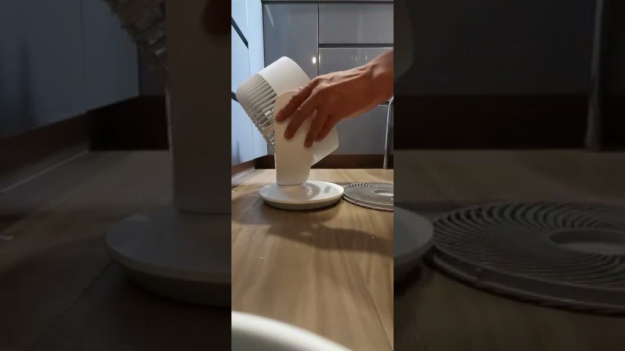 拆開清潔小米循環風扇