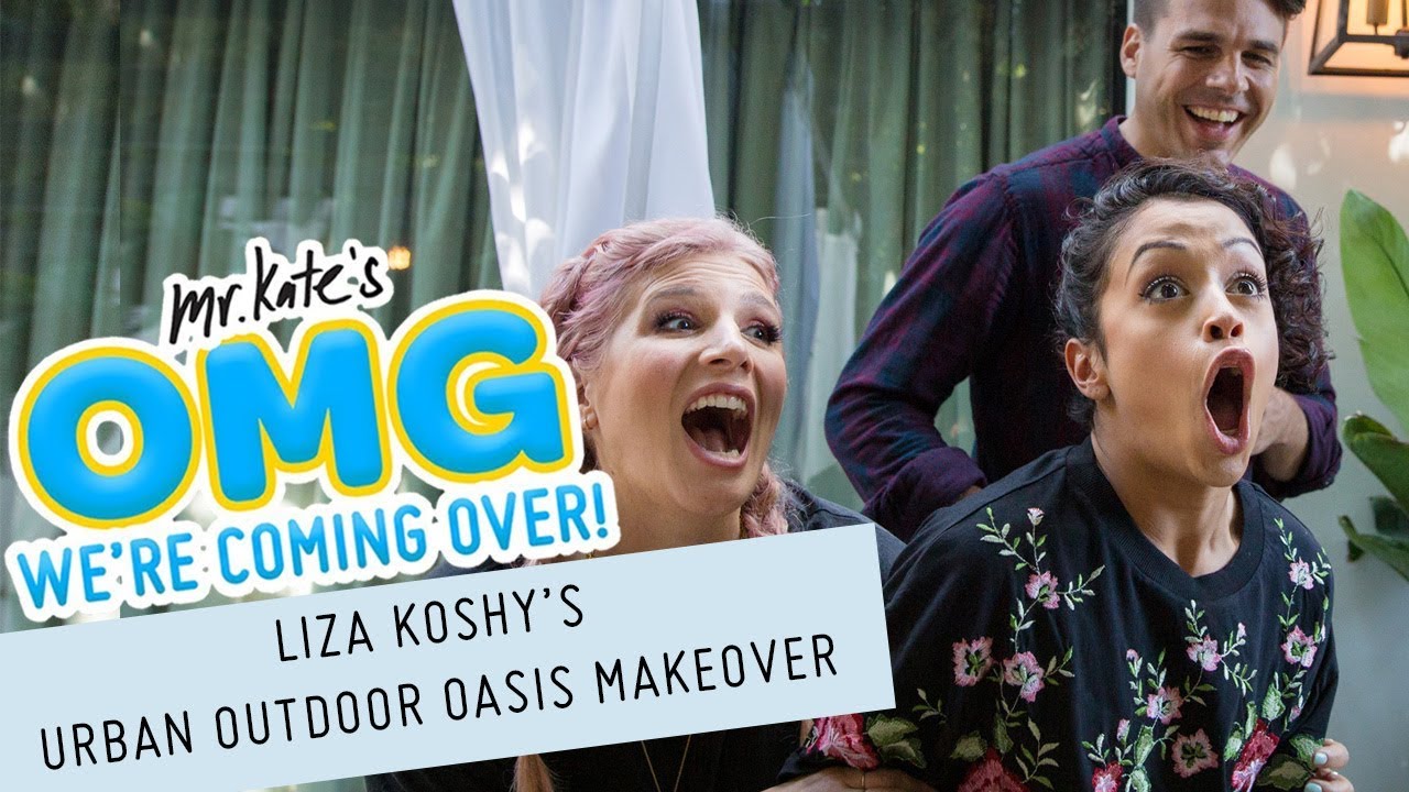 Liza Koshy's Urban Outdoor Oasis Makeover! | OMG We're Coming Over