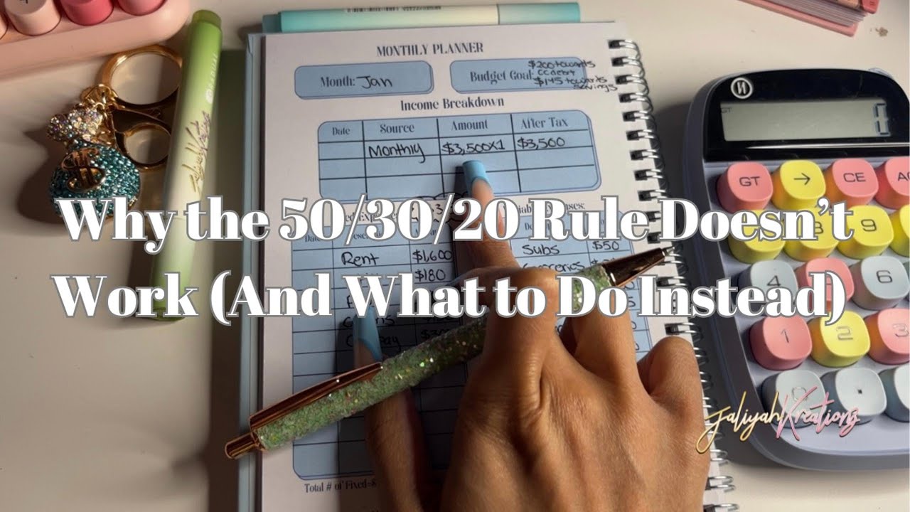 Stop Using the 50/30/20 Rule — Try This Budget Instead