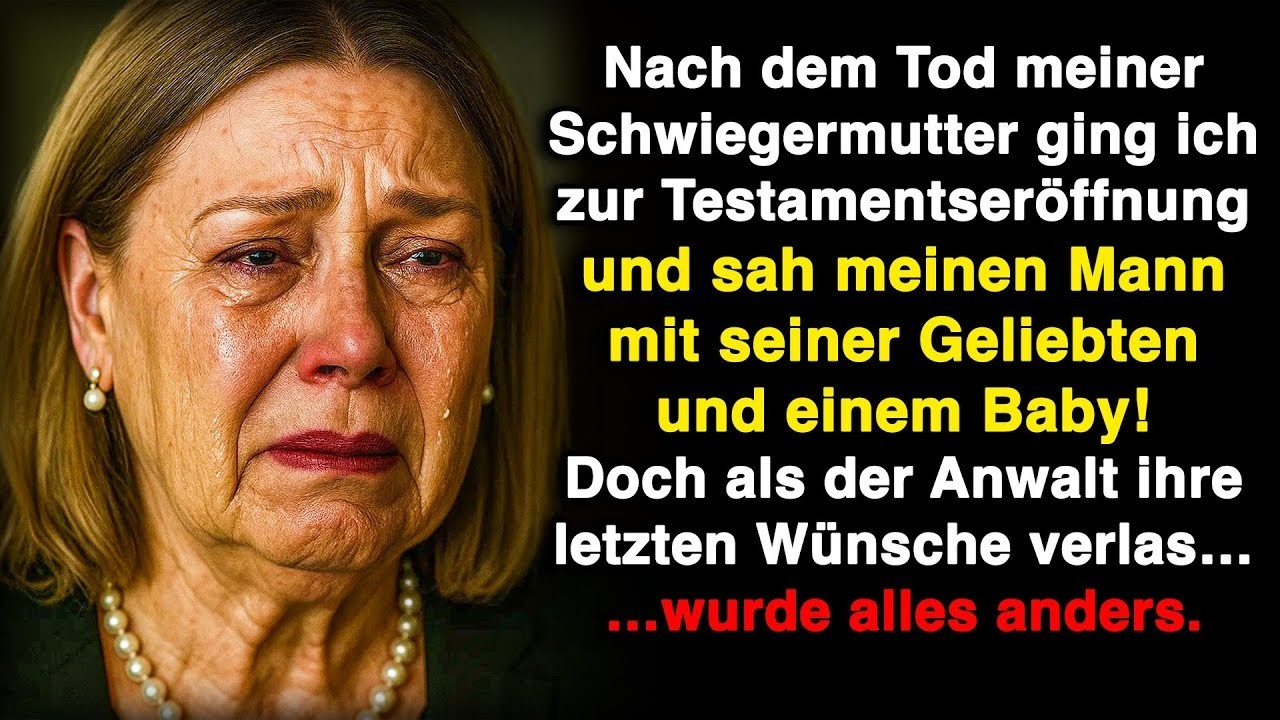 Zur Testamentseröffnung erschien mein Mann – mit seiner Geliebten… und einem Baby im Arm!