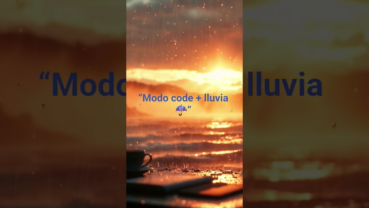 45 seg de Endless Rain Focus 2026 🌧️ Perfecto para programar sin perder el flow #Shorts #deephouse