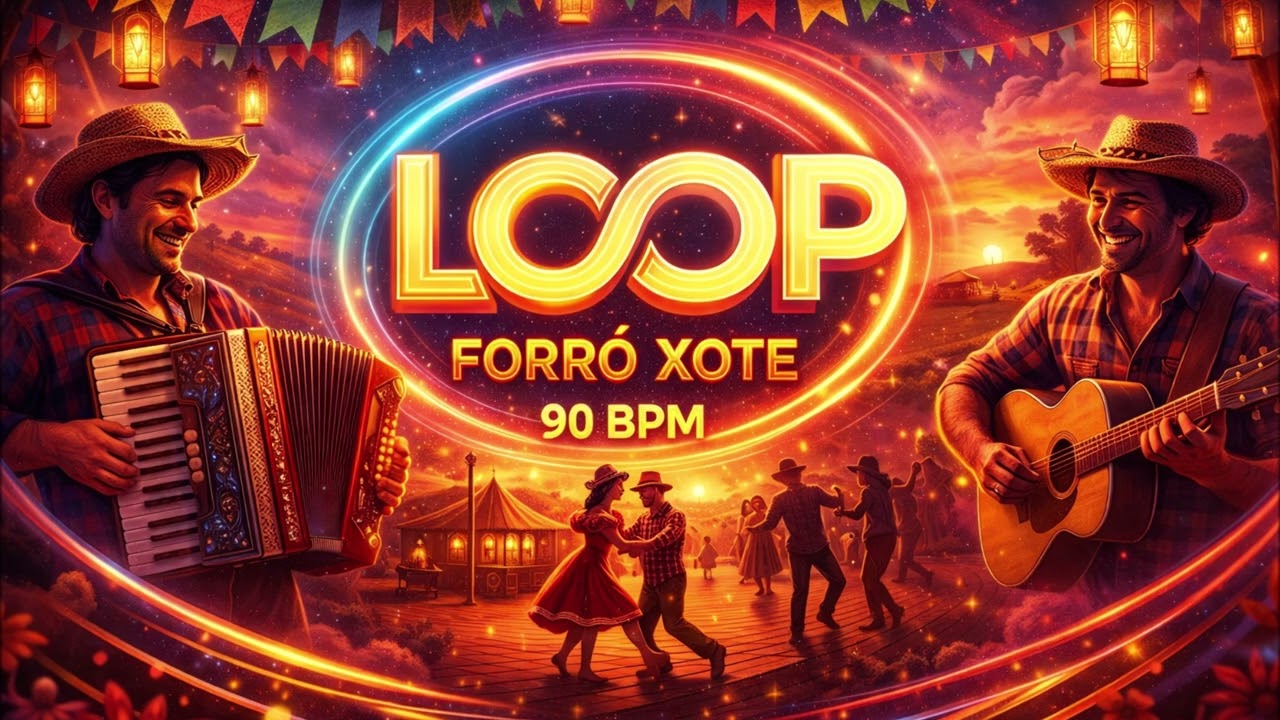 LOOP DE XOTE FORRÓ BPM 90  2 HORAS | ENGENHARIA DA MÚSICA