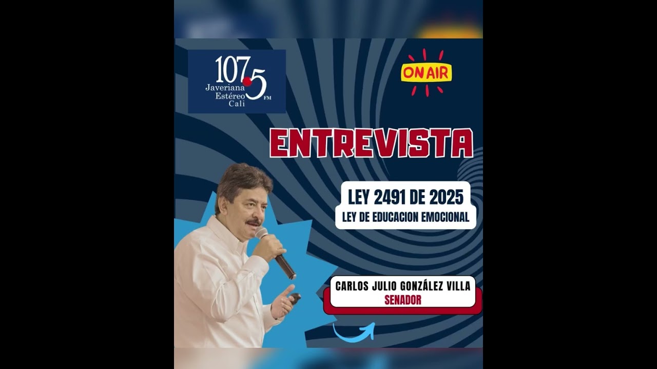 #Medios conozca más sobre la Ley 2491 de 2025 de mi autoría, LEY DE EDUCACIÓN EMOCIONAL❗️
