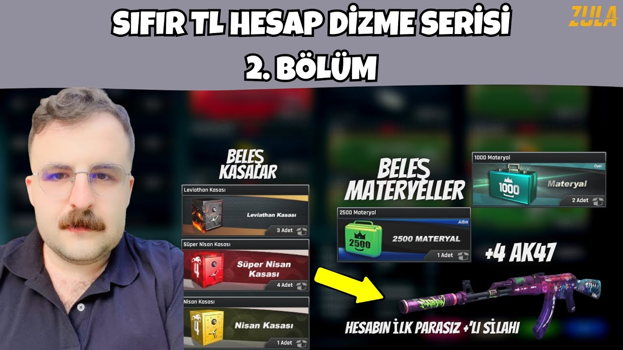 PARASIZ İLK AÇILIM SIFIR TL HESAP DİZME SERİSİ 2.BÖLÜM ZULA