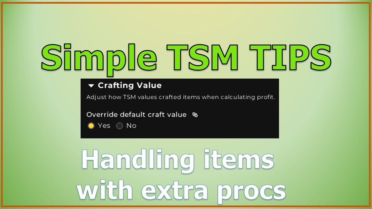 Handling Procs in TSM - Simple TSM Tricks