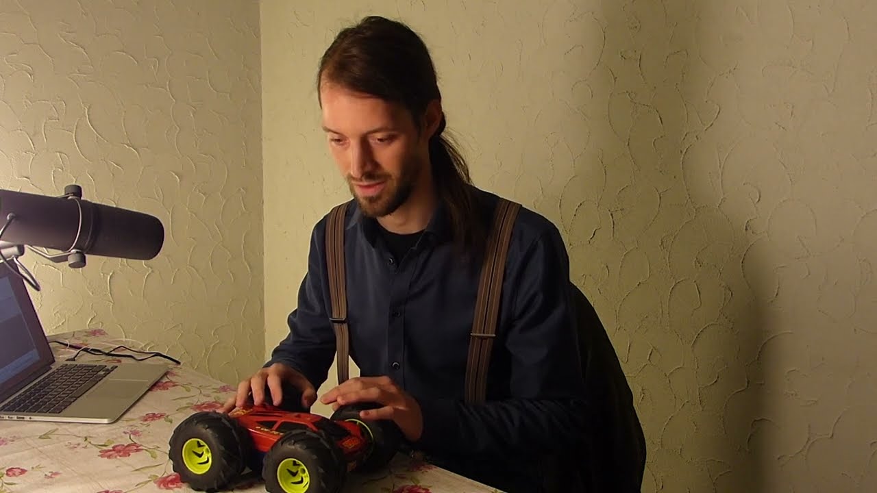 Toy Car ASMR . Soft Spoken . Gentle Hands . Male Unintelligible