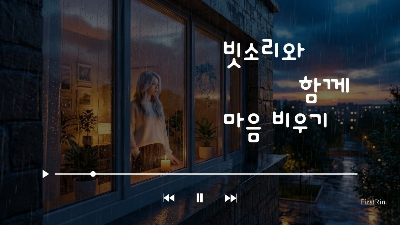 빗소리에 기대어 울고 싶은 밤 