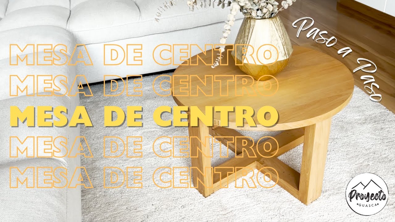 ¡Increíble! Crea tu Propia Mesa de Centro de Madera Paso a Paso