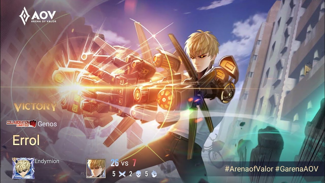 AOV X ONE PUNCH MAN - ERROL - GENOS SKIN