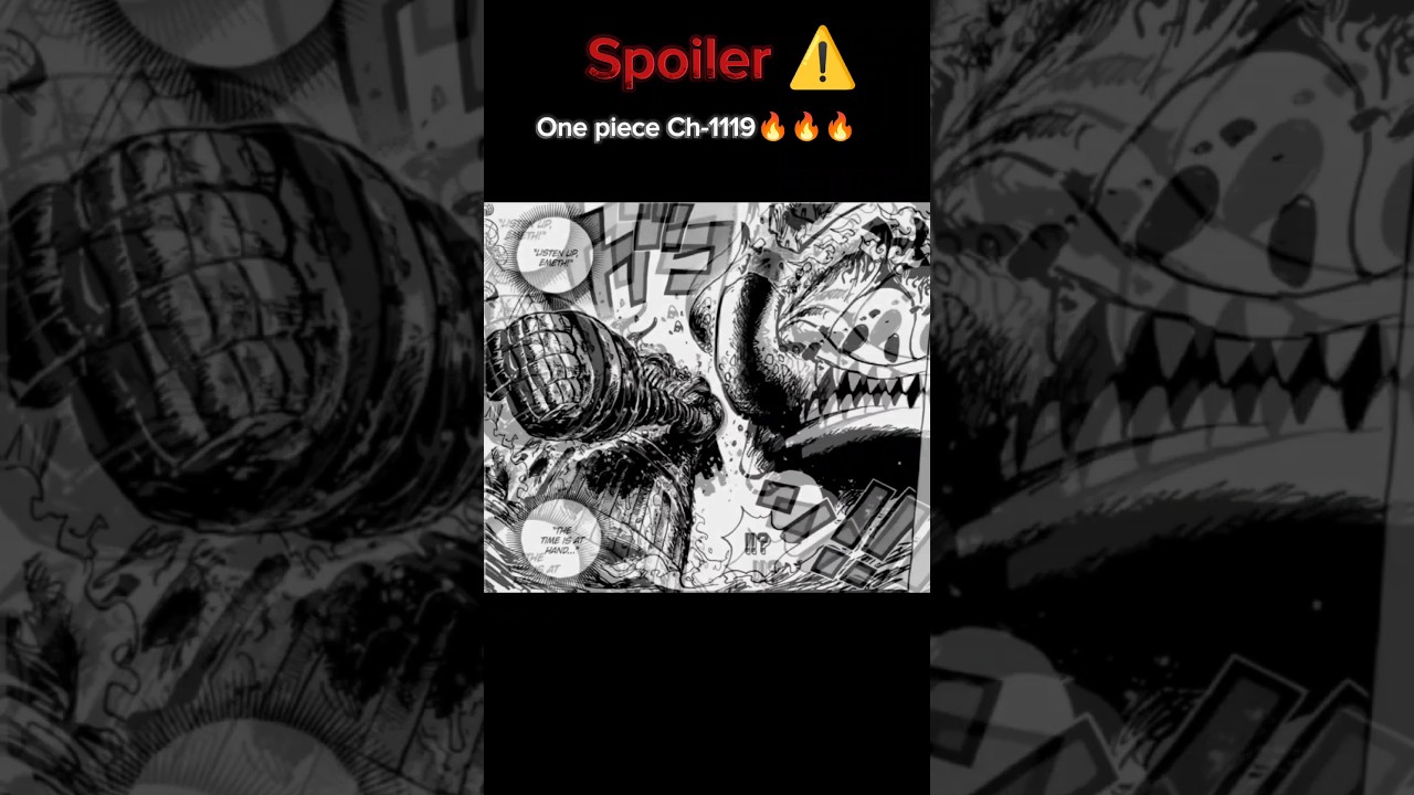 One piece manga ch 1119🔥🔥🔥||Giant ass robot finally come into action||