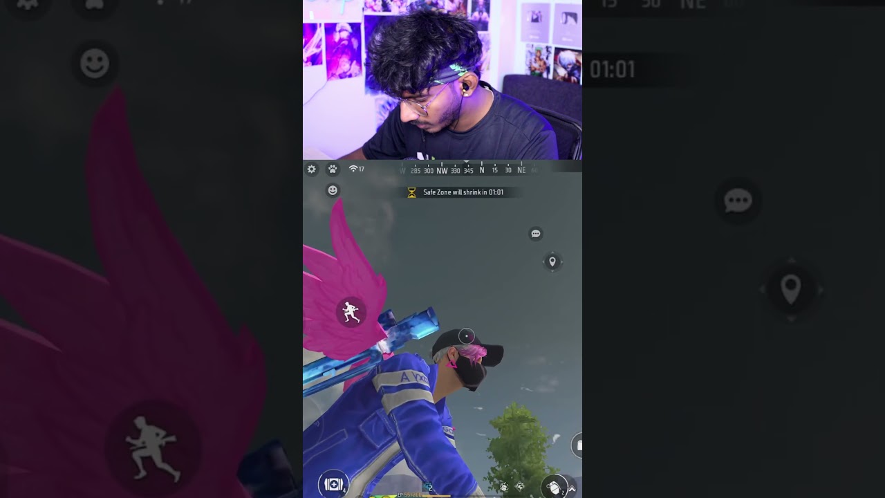 WHEN PC GAMER PLAYS FREEFIRE   #shorts