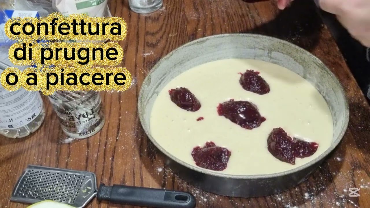 🍰 Torta Marmorizzata alla Confettura 