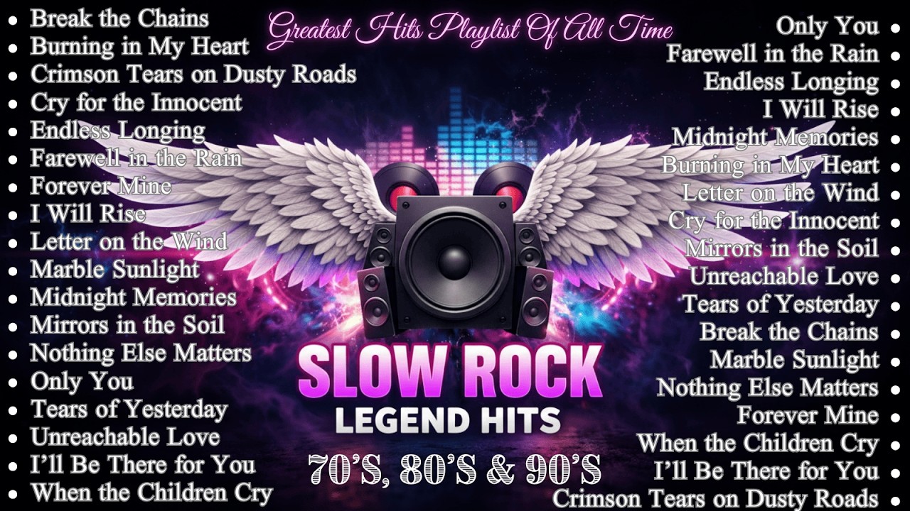 Scorpions, Lionel Richie, Aerosmith, BonJovi || Greatest Hits Slow Rock Ballads 70s 80s 90s.,...