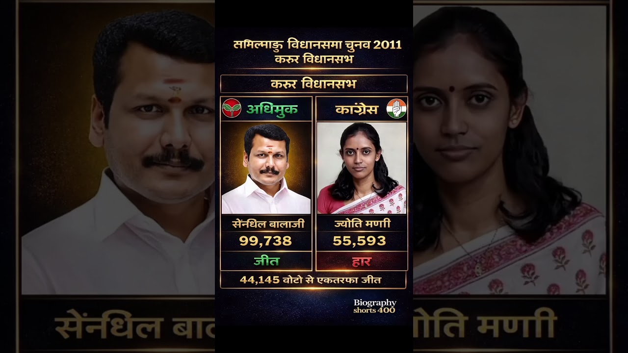 तमिलनाडु विधानसभा चुनाव 2011 | करूर सीट का पूरा रिजल्ट : 