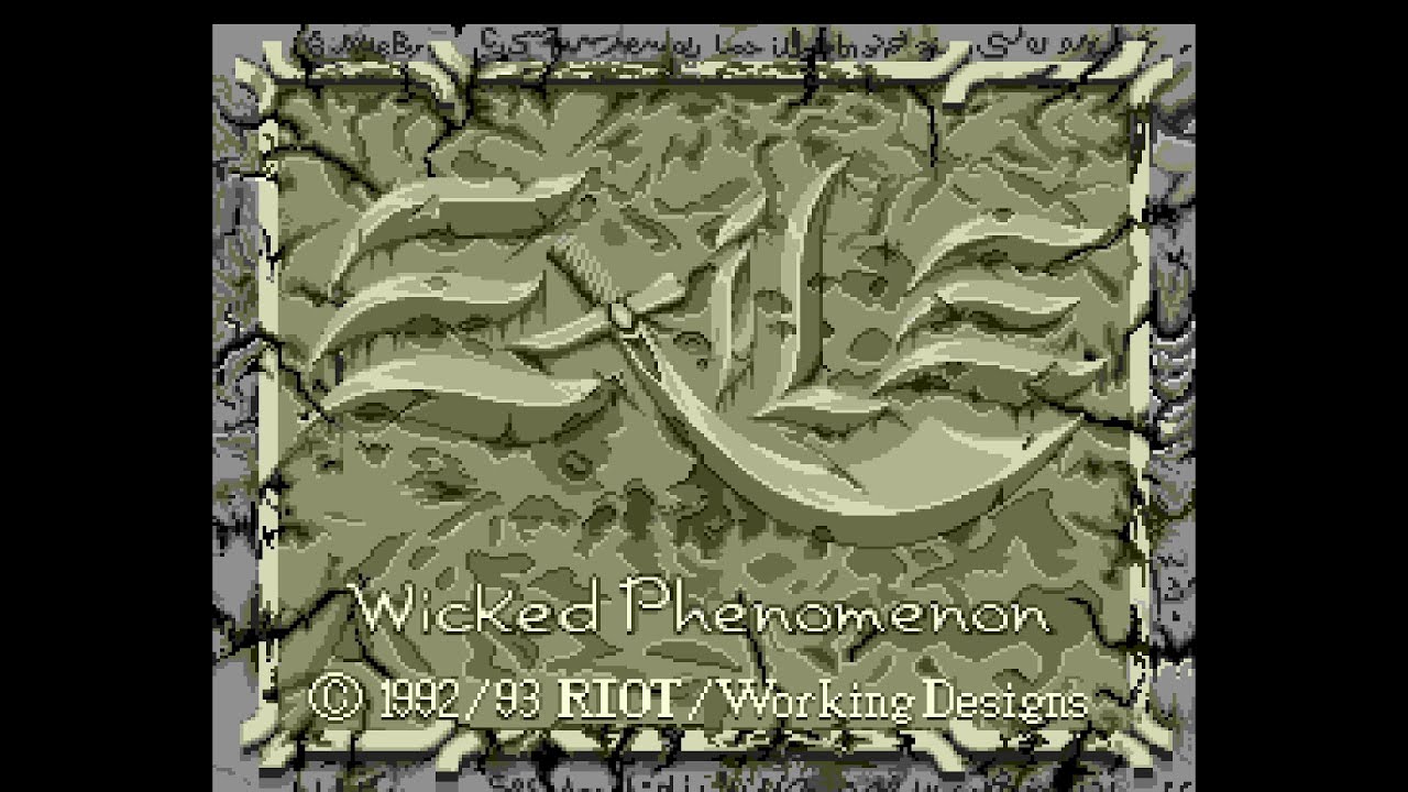EXILE:WICKED PHENOMENON (エグザイルⅡ邪念の事象). [PC ENGINE SUPER CD-ROM - RIOT / TELENET]. (1992). Full Play.