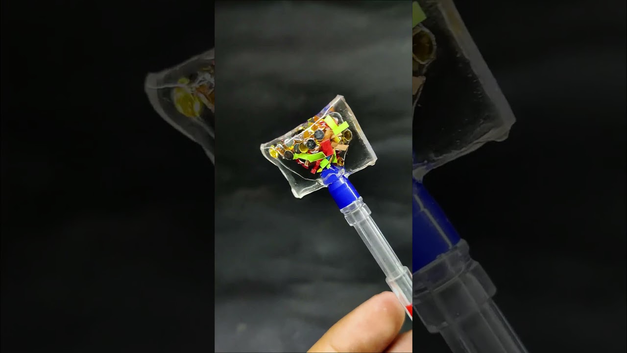 Nano Tape Balloon experiment water #nanotape #youtubepartner #shorts #youtubeshorts