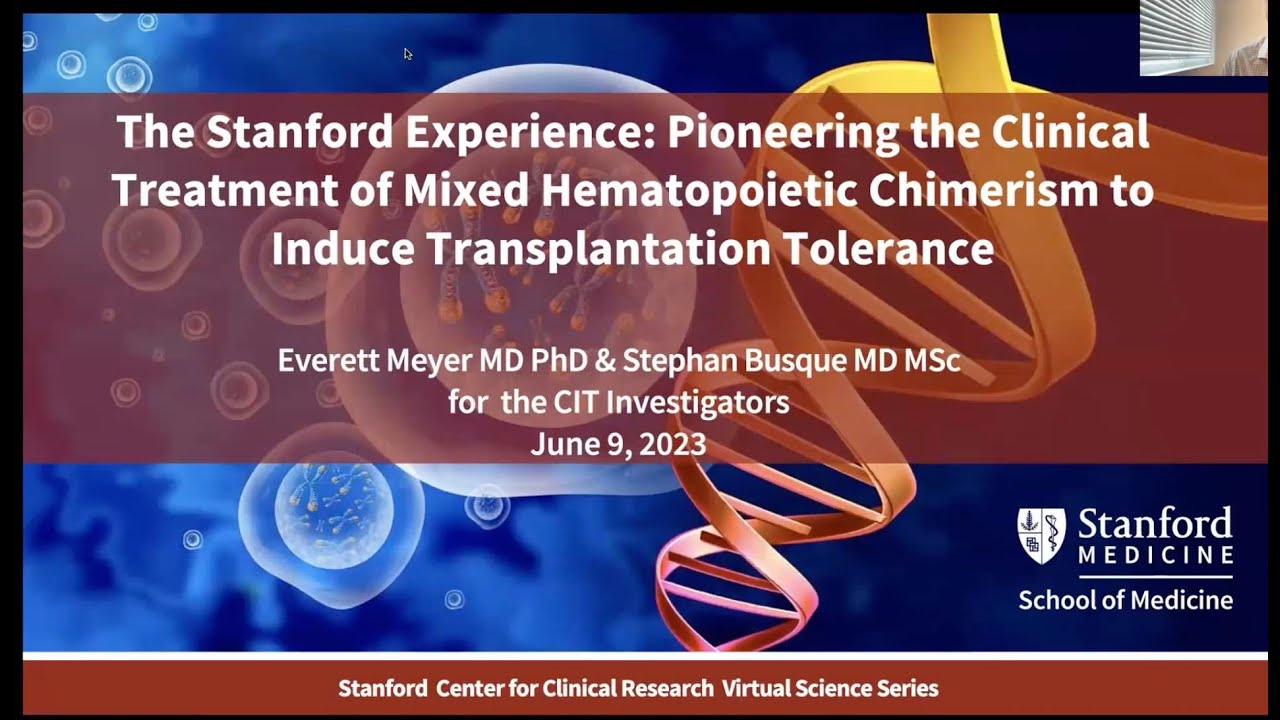Pioneering Clinical Treatment of Mixed Hematopoietic Chimerism to Induce Transplantation Tolerance