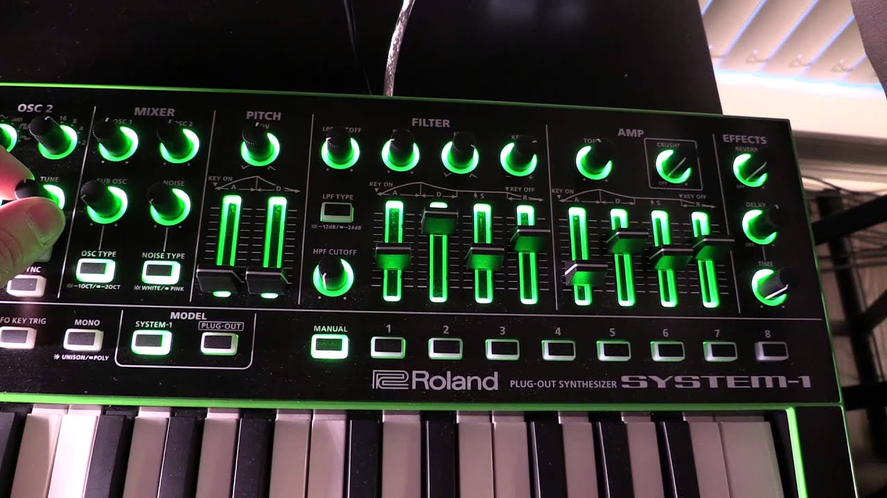Juno String Pad on  Roland AIRA System-1