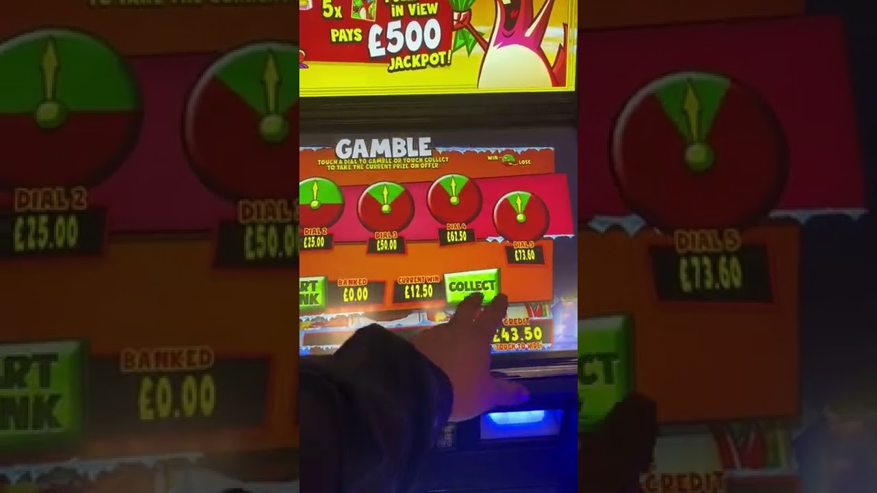 Bookies slots - Playing Lemmings £1 stake gambled to win max 32 LEMMINGS