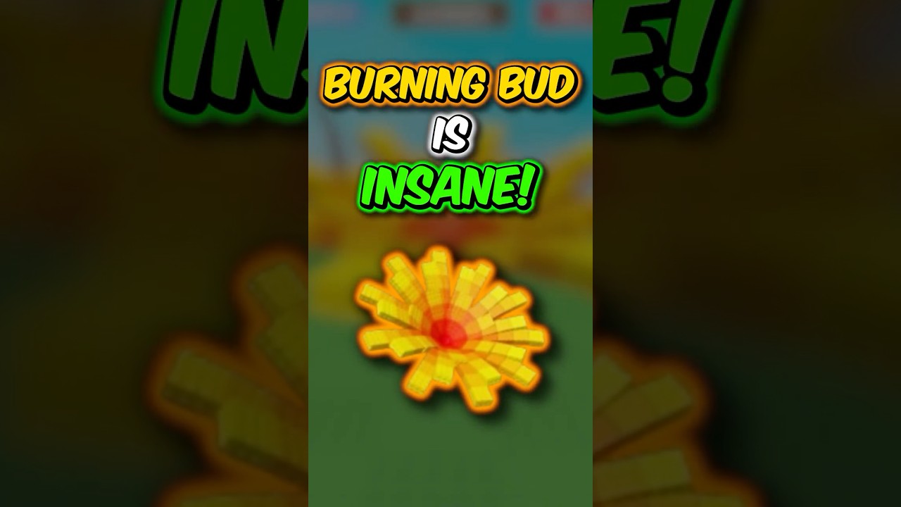 The Burning Bud is ACTUALLY insane #growagarden