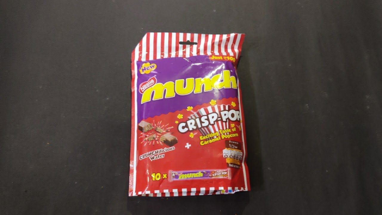 New Nestle Munch Crisp - Pop || Nestle || Munch || PopPop Tv