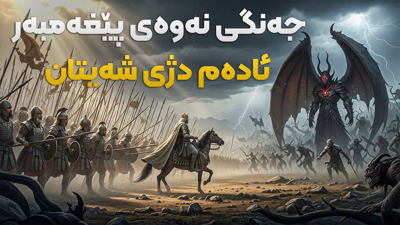یەکەم جەنگی مرۆڤ و جن: ڕووبەڕووبوونەوەی نەوەی ئادەم و ئیبلیس!  The first war between man and jinn
