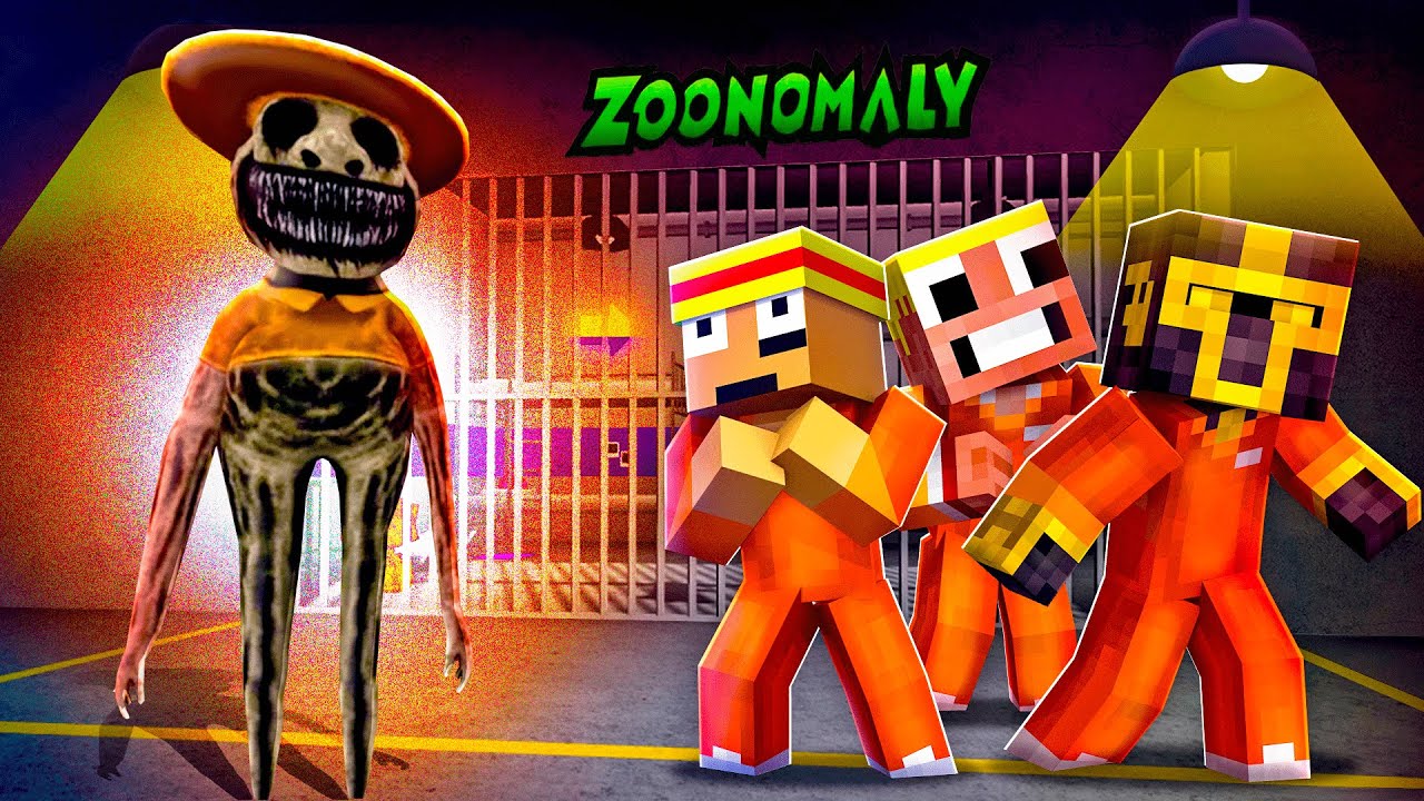 ESCAPA DE LA PRISIÓN DE ZOONOMALY EN MINECRAFT 😱