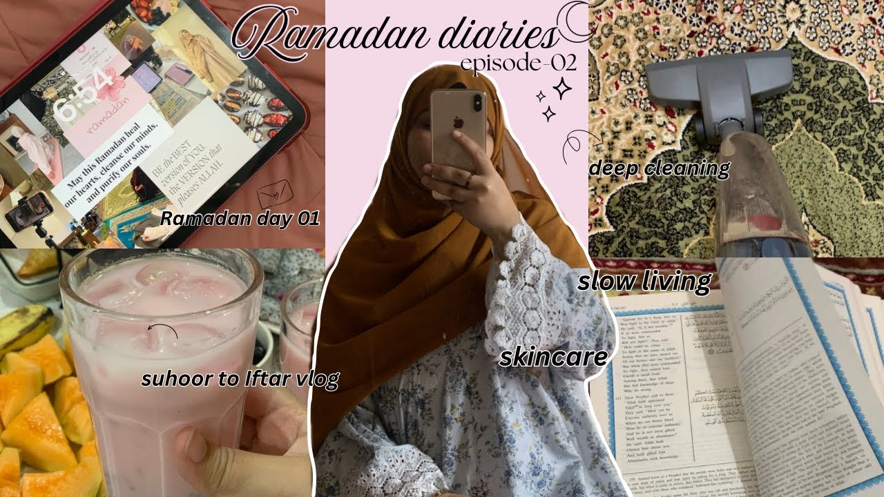 suhoor to Iftar vlog, Ramadan day 01, Ramadan vision board, Ramadan routine, grocery restock🌸💘