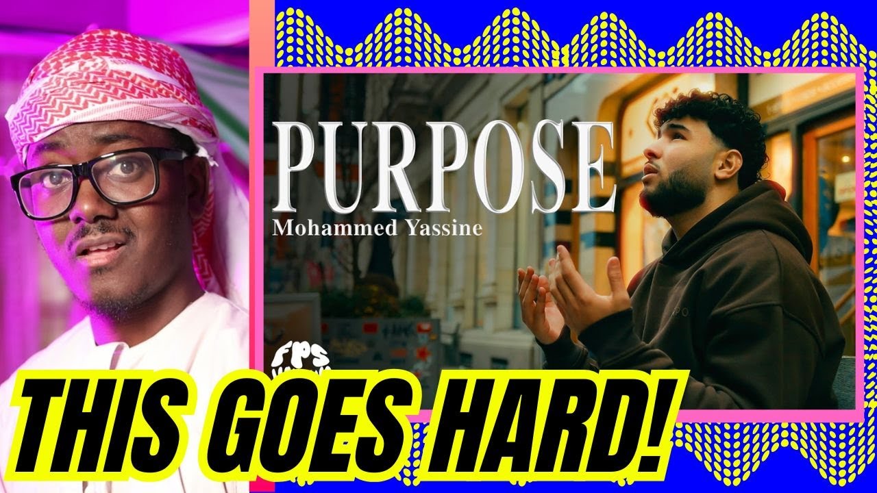 Mohammed Yassine - Purpose | Official Music Video | Vocals Only | هدفًا - محمد ياسين-REACTION VIDEO